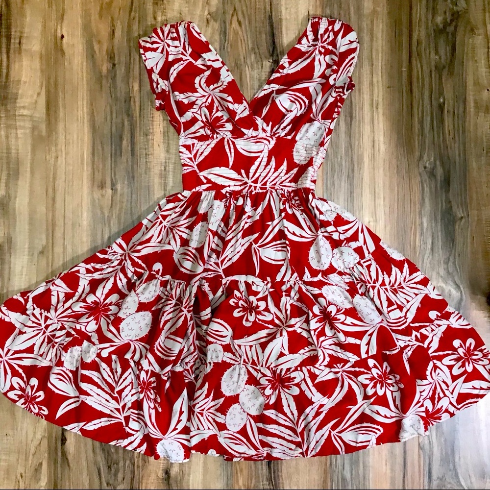 Trashy Diva Cactus Rouge dress fit & flair pinup 2